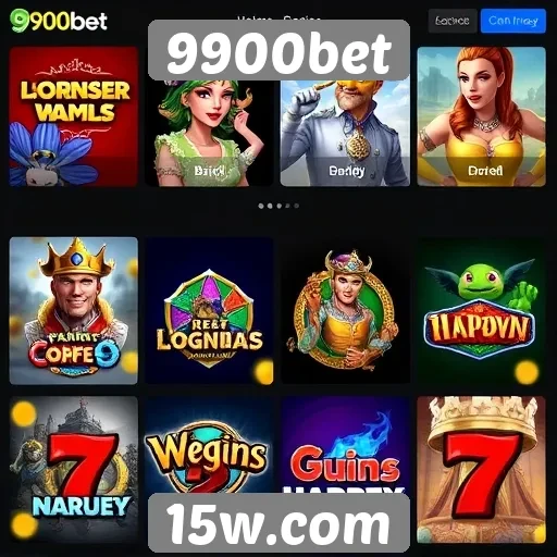 Principais jogos disponíveis no 9900bet