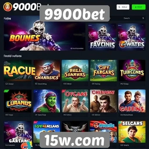 Visão geral dos jogos disponíveis no 9900bet